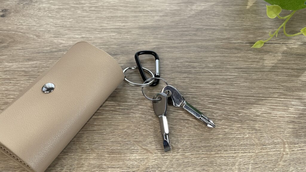 【ダイソー】キーホルダー型ドライバー（2本セット）JANコード：4550480538471