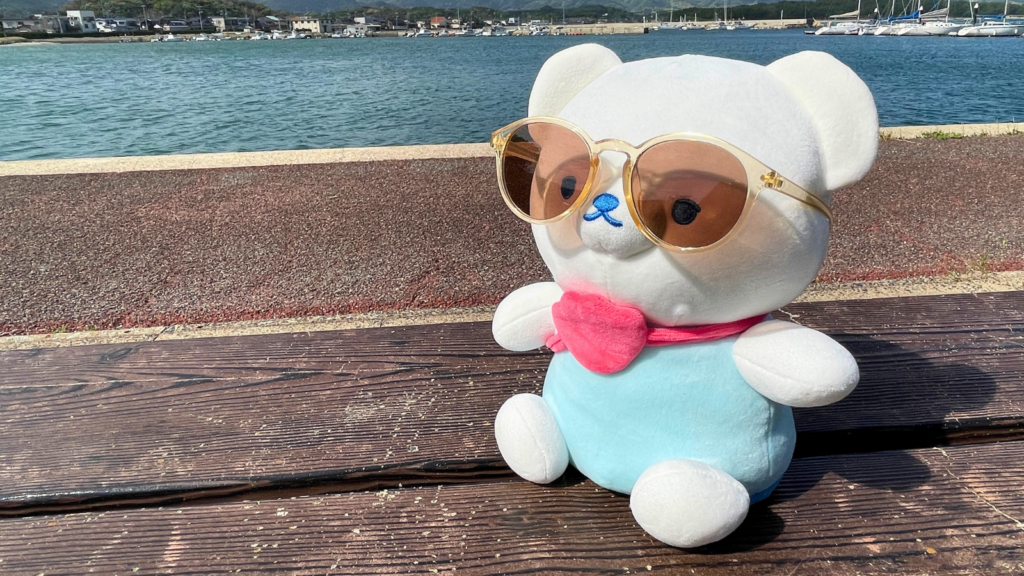 ダイソーの調光サングラスを海で使用